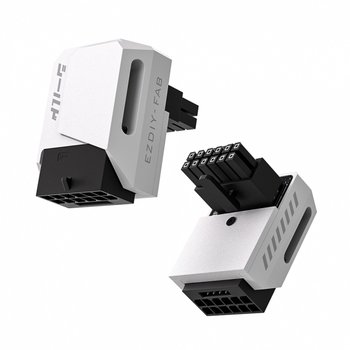 EZDIY-FAB SHIELD 12V-2X6 RVS 90도 어댑터 (화이트)