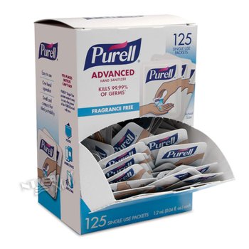 [해외] 퓨렐 대용량 싱글 미니 어드밴스드 핸드 새니타이저 125개입 PURELL SINGLES ADVANCED HAND SANI