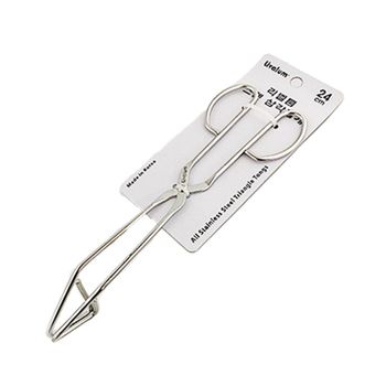 스텐 삼각 집게 고기 빵 샐러드 주방