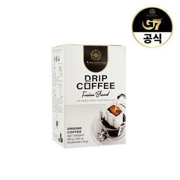 쭝웬 레전드 드립 퓨전블렌드 10개입 / 원두 커피 블랙 다크 드립백 커피백