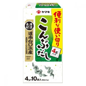 [해외] 홋카이도 남부 시라쿠치하마산 다시마 육수 40g 1팩 야마키 육수