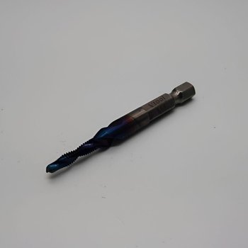 비트 드릴 M4x0.7 강력한 지속성 블루 탭핑 내구성이 더 임팩드릴 코팅 탭핑 드릴비트