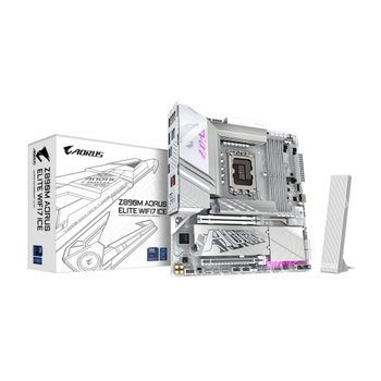 [해외] GIGABYTE Z890M AORUS ELITE WF7 ICE Micro ATX 메인보드 MB6600