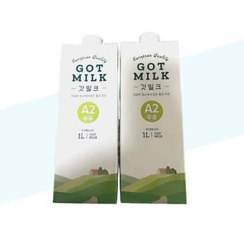 [믈레코비타] 폴란드산 믈레코비타 갓밀크 A2 3.8 우유 1000ml x 6개