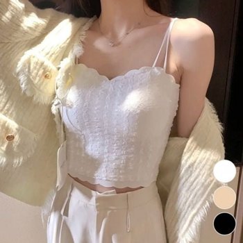 고품질 헴라인 프렌치 시스루브라탑 클래식 (WFK1XZP)