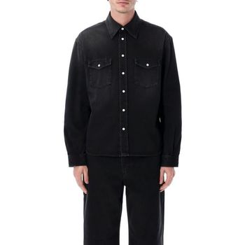 지방시 남성 블랙 데님 셔츠 153143281