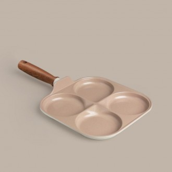 국산 KGM918O9 IH 세라믹 코팅 4구 에그팬 팬케이크팬 24x24cm