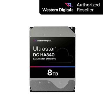 WETERN DIGITAL 공식판매원 WD ULTRASTAR HA340 3.5인치 8TB 7200RPM HDD 기업용 하드디스크 WUS721208BLE6L4