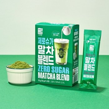 녹차원 제로슈가 말차 블렌드 7스틱