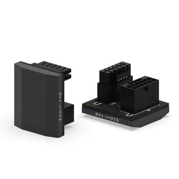 PCI-E 5.0 커넥터 180도 연장 역방향 블랙