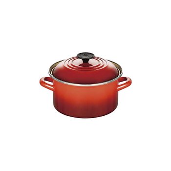 [해외] 르크루제(Le Creuset) 주물 에나멜 냄비 EOS 캐서롤 20cm 체리레드 가스 IH 호환【정품】