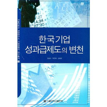 한국기업성과급제도의 변천