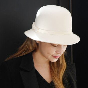 이벨라 데일리 심플 여자 리본 클로슈햇 버킷햇 벙거지 모자