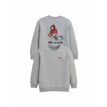 NBA 느바 캐릭터 기모 맨투맨 K214TS050P_P347326173