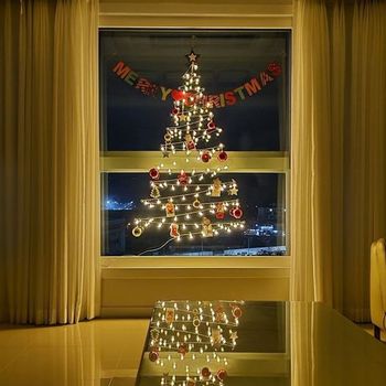 스마트 JBXCXDSO 앵두전구 100P 벽트리 풀세트 레드 크리스마스