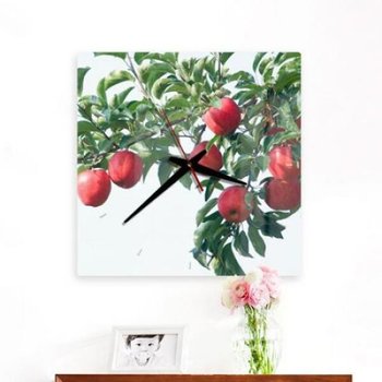 아트박스/꾸밈 bh561-아크릴시계_풍수행운사과나무