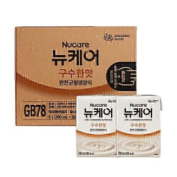 대상웰라이프 뉴케어 구수한맛 200ml 30개  어르신 노인  병문안 환자식 식사대 (S41598797)