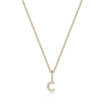 [김지영 착용] 디아모모 Initial Charm Necklace