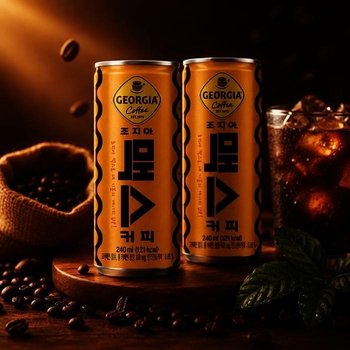 조지아 맥스 240ml x 60개입 캔커피 편의점 커피음료 (51133666)