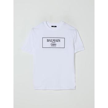 [해외] 발망 Little Boys T shirt Balmain BX8P51Z3186 Green 762NE [관부가세포함]