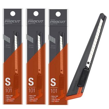 도루코 카터 커터칼 문구 포장용 소형 S101 3개 학용품 사무용품