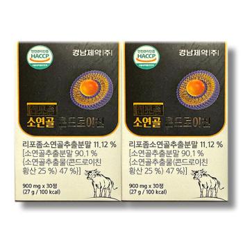 경남제약 리포좀 소연골 콘드로이친 900mg 30정 2박스 (S47588906)