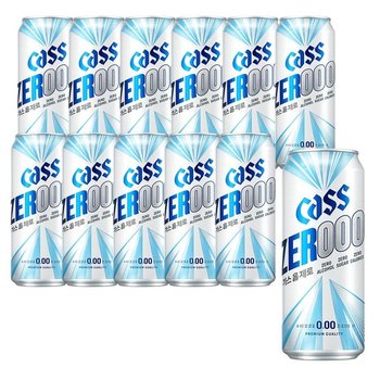 카스 올 제로 500ml 12캔 / 맥주맛 탄산음료 무알콜 제로칼로리