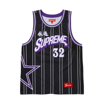 [해외] Supreme Star Basketball Jersey Black - 24SS