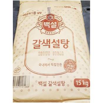 용 식당 식자재 주방 식재료 백설 황설탕 15kg