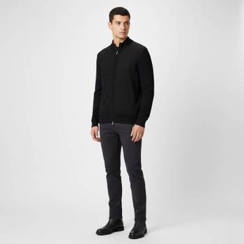 보스 5%중복 카드 7% 추가할인 FW25 남성 버진울 집업 가디건 50543153 001 1668955