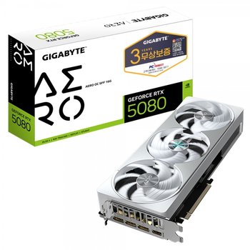 GIGABYTE RTX 5080 AERO OC SFF D7 16GB 피씨디렉트