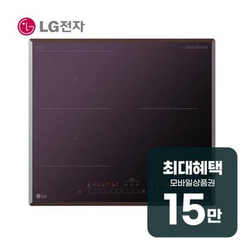 LG 디오스 인덕션 빌트인 전기레인지 3구 BEF3AMB4 렌탈 60개월 월 53600원