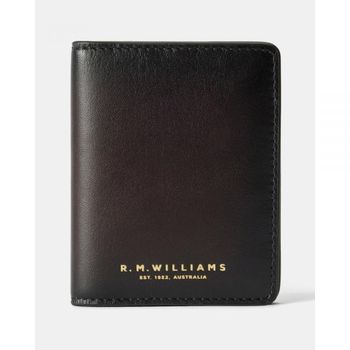 [해외] R.M.Williams 제단사 폴드 카드홀더 - 버니시드 체스트넛 7701463