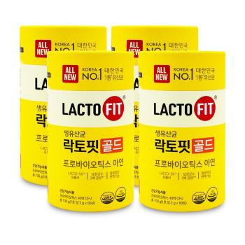 [종근당건강] 올뉴 생유산균 락토핏 골드 프로바이오틱스 아연 2g x 50포 X 4통  (S51744118)