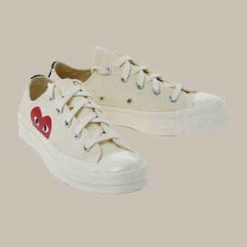 꼼데가르송 5%중복 카드 7% 추가할인 척테일러 로우탑 스니커즈 P1K111 WHITE 271151 1505228