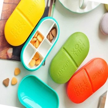 보관함 외출 준비 필수품 상비약 정리함 투약 케이스 약복용시간 건강습관 투약정리