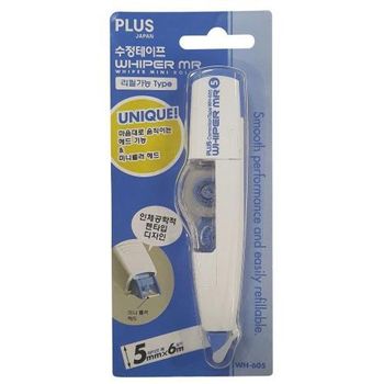 WH-605 펜맥스수정테이프 10EA WH-605(5mm)