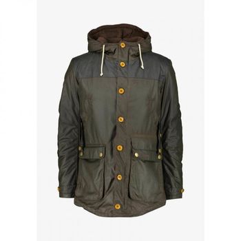 바버 게임 왁스드 파카 올리브 7365822