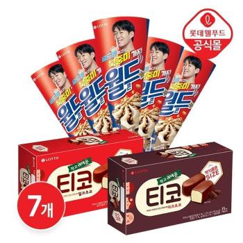 [G] [롯데] 월드콘X티코 디저트 아이스크림 7입 (S50837198)