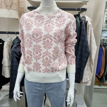 여성골프  반목 니트티셔츠IW0ERD40173_SC