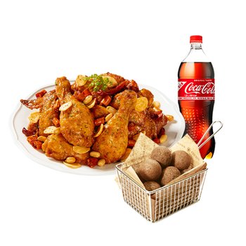 일품깐풍+블랙치즈볼(5구)+콜라 1.25L