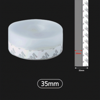 방풍 866XTC68 외풍 차단 반투명 실리콘 창틈 문풍지 35mm 2M 4개
