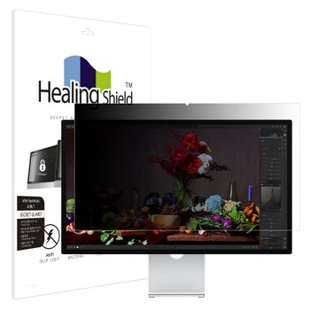 애플 스튜디오 디스플레이 A3350 2세대 항균 보안필름 블루라이트차단 양면 정보보안기