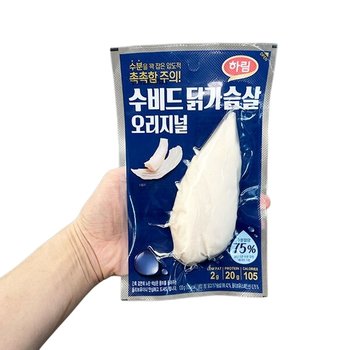 하림 수비드 닭가슴살 오리지널 100g 아이스박스포장_27051075