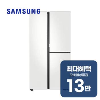 삼성 비스포크 양문형 냉장고 846L (코타 화이트) RS84DB5602CW 렌탈 60개월 월 46900원