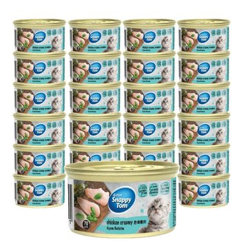스내피톰 마더앤베이비 치킨 크리미 70g 24개 고양이주식캔