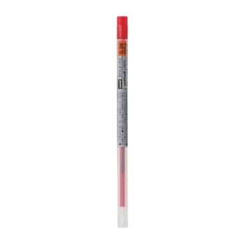 유니 597HLJ75 스타일핏트 볼펜리필 UMR-109-28 레드/0.28mm 갑(10개입)