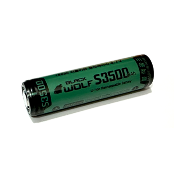 BLACK WOLF <b>18650</b> 보호회로 충전지 3500mAh 표기 LG·삼성 랜덤