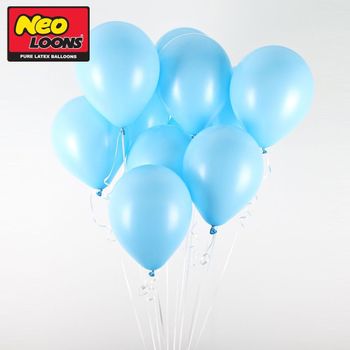 라이트블루 CA54YH48 라운드 풍선 30cm 100개입 생일풍선 헬륨