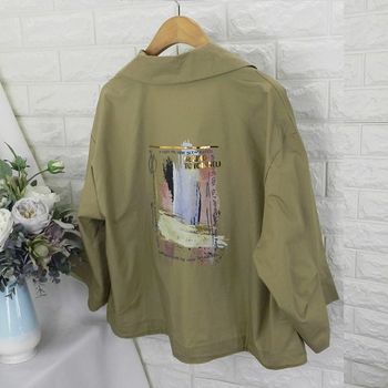 yru 나염핀턱자켓COD여름점퍼 바스락점퍼 등산점퍼 바람막이_P392189352